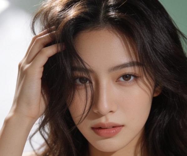Hair after washing with Botanical Scalp Shampoo